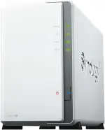 Synology DS223J 2 Bay Desktop NAS, weiß