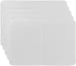 Reinigungstuch für Schallplatten, antistatisch, CD-Reinigungstuch, 24 x 16,5 cm, superweich, saugfähig, Mikrofaser, fusselfrei, für VCD-DVD-Player, Objektiv, Disc, 5 Stück