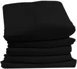 MOONDREAM DecibelControl™ Akustikvorhang 3in1 | Lärmschutz | Thermoisolierung Winter+Sommer | 100% Verdunkelung | Patentierte Technologie | EU Herstellung | Faltenband | Schwarz MC710 | 140B x 260H cm