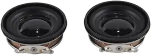 2 Stück 40mm Breitbandlautsprecher 4 Ohm 3W - Für Audio-Projekte, Verstärker und