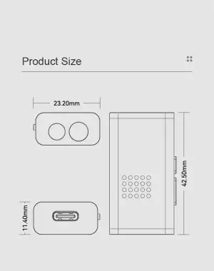MOONDROP Dawn PRO 2 Decoder Headphone Amplifier 3.5/4.4 Phone Out Dual CS43198 3
