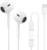 Kopfhörer für Phone, USB-C In-Ear Kopfhörer mit Kabel, HiFi Stereo Ohrhörer mit Mikrofon & Lautstärkeregler – geeignet für Phone 17/16/15 Series, iPad, Galaxy S/A/Z Series weitere USB-C Gerätel