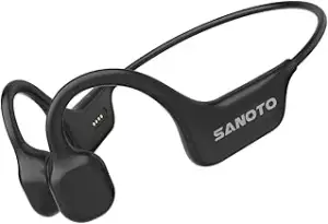 SANOTO Knochenschall Kopfhörer | Open Ear Bluetooth 5.3 Kopfhörer Sport Bone Con