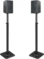 Mounting Dream Lautsprecherständer höhenverstellbar für Satelliten bis zu 5KG, 2er-Set Bodenständer