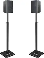 Mounting Dream Lautsprecherständer höhenverstellbar für Satelliten bis zu 5KG, 2er-Set Bodenständer