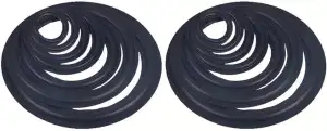Gummi Lautsprecher Sicken Reparatur Set für 4/5/6/8/10/12 Zoll Basslautsprecher, Ersatz Randringe...