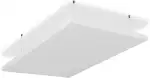 SILENT4® Schallabsorber Decke 114x72x5cm Akustikbild Akustikpaneele aus Akustikvlies, Seilmontage...
