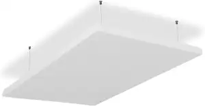 SILENT4® Schallabsorber Decke 114x72x5cm Akustikbild Akustikpaneele aus Akustikv