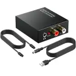 Dac Wandler Konverter Digital Zu Analog Audio Usb Converter Hifi Zen Toslink Zu Analog Stereo Mit Optischem Kabel Pcm/lpcm R/L 3.5mm Jack Für Rme Adi Mqa Smsl Amp Ps3 Ps4 Xbox HDTV Apple Tv