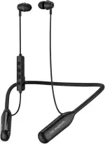 Hmusic H25 Bluetooth 5.4 Kopfhörer Nackenband, 200 Std Akku, IPX5 Wasserdicht, Magnetischer Im-Ohr Ohrstöpsel, Lärmisolierung Nackenbügel Kabellose Kopfhörer für Laufen, Traning, Fitnessstudio Schwarz