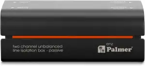 Palmer RIVER enz - Passive 2-Kanal Line Isolation Box, unsymmetrisch, schwarz