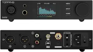 Topping DX5 II Vollständig symmetrischer DAC Kopfhörerverstärker Combo - Dual ES