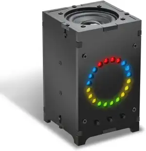 DIY Löten Bausatz Bluetooth Lautsprecher Kit mit LED Spectrum, Mini Heimstereo S