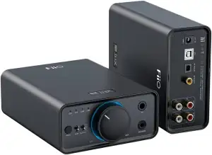 FiiO K7 Full Balanced HiFi DAC Kopfhörer-Verstärker AK4493S*2, XMOS XU208 PCM384kHz DSD256, USB/optisch/Koaxial/Cinch-Eingänge, 6,35 mm/4,4 mm Ausgang