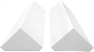 platino24 Bass Trap Eckabsorber 2x weiß I Akustikdämmung aus Basotect B je 20,5x