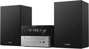 Philips TAM3505M2 Hi Fi Mikromusik-Anlage, Bluetooth-fähig, CD-Player, USB, Aura