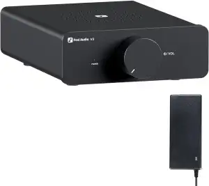 Fosi Audio V3 Mini Verstärker, 300Wx2 Stereo Verstärker Hifi mit TPA3255 Amp Chi
