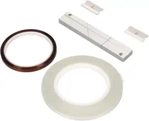 1/4 10-Zoll-Bandspleißset, Spleißband-Bandspleißblock-Kit Universal-Vorspannband mit Eloxierter Oberfläche für Reel-To-Reel-Tonbandgerät