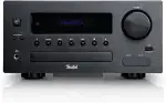 Teufel KOMBO 43 CD-Receiver - Kompakter HiFi-Stereo-Receiver, 2 x 25 Watt, Bluetooth mit aptX®, UKW & Digitalradio (Schwarz)