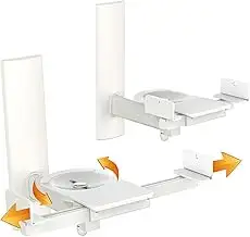 RICOO 2X Lautsprecherwandhalterungen Universal Lautsprecher Wandhalterungen Schw