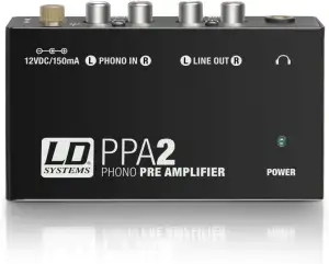 LD Systems PPA 2 Phono-Vorverstärker und Entzerrer LDPPA2, schwarz