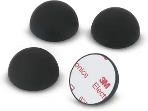 Dynavox Silikon-Elastomer Dämpfer ED20 4er-Set, Universal Absorber-Füße für HiFi