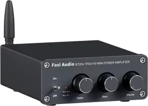 Fosi Audio BT20A Bluetooth Verstärker, 200W Mini Hifi Verstärker mit TPA3116 Amp