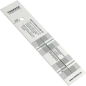 THAKKER CAP-01 - Überhangschablone zur korrekten Einstellung von Plattenspieler-