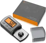 Neoteck Digitale Tonarmwaage Turntable Stylus Force Scale Gauge Tester Prüfvorrichtung der Kraft vom Plattenspieler 0,01g Orange LCD Hintergrundbeleuchtung für Tonarm des Plattenspielers (Silbergrau)