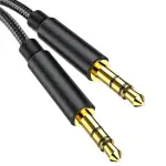 Aux Kabel 3.5mm, Audio Kabel Klinkenkabel [1.2M] Stereo Audiokabel Klinke auf Klinke, Nylon Geflochtenes Metallstecker Kompatibel mit Auto Smartphone Kopfhörer Tablet Lautsprecher