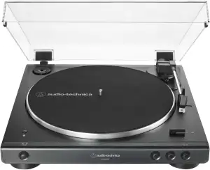 Audio-Technica LP60XBTBK Vollautomatischer Stereo-Plattenspieler mit Riemenantri