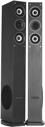 Fenton SHFT52B HiFi Lautsprecher Set, 3-Wege passives Standlautsprecher Paar - 500 Watt - Hi-Fi L...
