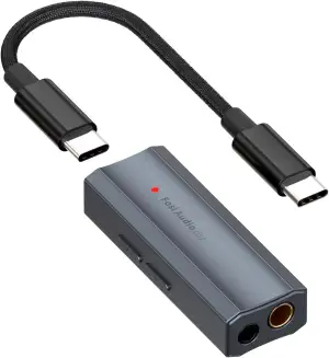 Fosi Audio DS2 Kopfhörerverstärker DAC 3,5 mm USB C Klinke Audioadapter Tragbare