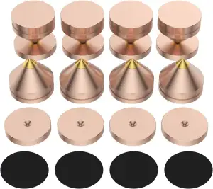 Pack of 8 Lautsprecher Spikes Set, Speaker Stands HiFi Speaker Audio Amplifier D