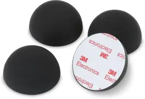 Dynavox Silikon-Elastomer Dämpfer ED50 4er-Set, Universal Absorber-Füße für HiFi