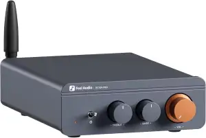 Fosi Audio BT20A Pro Hifi Verstärker, 300Wx2 Mini Verstärker mit Bluetooth 5.0 &