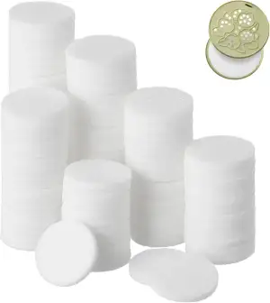 100 Stück Aromatherapie Baumwoll Diffusorpads Nachfüllpack für Ätherische Öl Hal