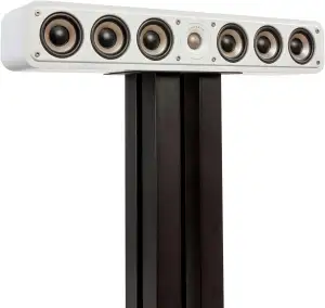 Polk Audio SIGS35CELWT Signature Elite ES35 Centerlautsprecher, schlanker, hocha