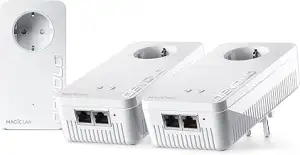 devolo Magic 2 WiFi next Multiroom Kit, WLAN Powerline Adapter, bis zu 2.400 Mbi