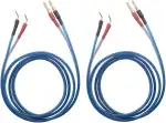 KK ZB-SB 1 Paar HiFi-OFC-Lautsprecherkabel, Bananenstecker auf Pin-Stecker, 1,5 m, 3 m, 5 m, 7 m,...