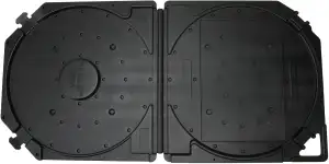 Generic 10-Zoll-Kunststoffbox für Leere Tonbandspulen, Kratzfeste Aufbewahrungsb