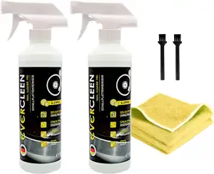 Made in Germany Vinyl Record Cleaner Pro 2x500ml + 2X Mikrofasertücher + 2X Bürs
