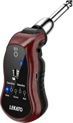 Gitarren-Kopfhörer-Verstärker, LEKATO Mini-Gitarrenverstärker, wiederaufladbarer Taschen-Gitarren...