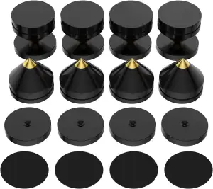 Pack of 8 Lautsprecher Spikes Set, Speaker Stands HiFi Speaker Audio Amplifier D