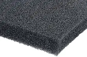 Adam Hall Lautsprecher Frontschaumstoff schwarz 5 mm, 200x100cm