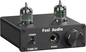 Fosi Audio P2 Röhren Kopfhörerverstärker Vakuumschlauch Vorverstärker Mini Hi-Fi