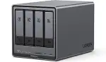 UGREEN NASync DXP4800 Plus, 4-Bay Desktop-NAS, Intel Pentium Gold 8505 Prozessor mit 5 Kernen, 8 ...