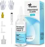 FENTEC Druckkopfreiniger Düsenreiniger 100 ml Druckkopf Reinigungsflüssigkeit für Druckkopfreiniger Epson HP Canon Brother Tintenstrahldrucker