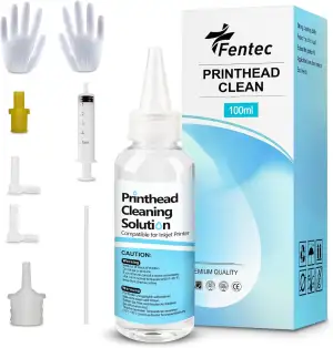 FENTEC Druckkopfreiniger Düsenreiniger 100 ml Druckkopf Reinigungsflüssigkeit fü