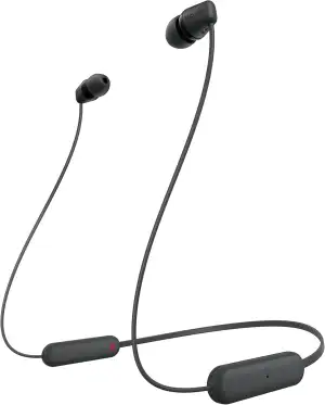 Sony kabellose WI-C100 In-Ear-Kopfhörer (bis zu 25 Stunden Akkulaufzeit, optimie